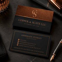 Copper & Slate Counsel | Luxury Law Firm Branding
