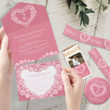 Wedding anniversary rose quartz heart 2nd and 5th