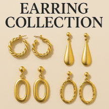 Elegant Essence - Women's Earrings Collection