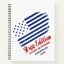 Naturalization Blank Spiral Notebooks