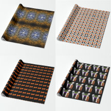 Wrapping Paper RollsWith Halloween Themed Designs 