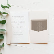 Simple Typography Formal Wedding Collection