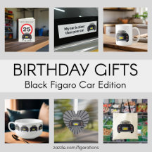 Birthday Gifts Black Figaro Car Edition