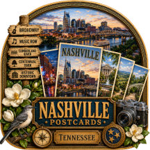 Nashville Tennessee Postcards/Gifts