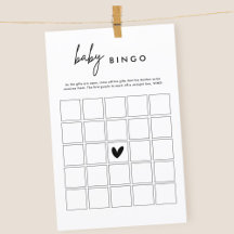 Minimalist Baby Shower Game Collection