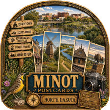 Minot North Dakota Postcards/Gifts