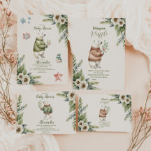 Woodland Winter Christmas Baby Shower