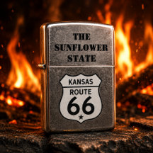 Vintage Route 66 Lighters & Pocket Accessories