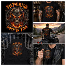 Inferno Born In Fire,Fiery Demon Skull