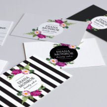 Modern Floral Wreath Salon, Beauty Business Suite