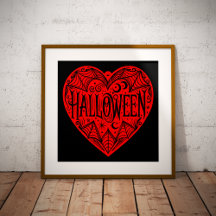 Halloween Heart, Spider Web, Holiday