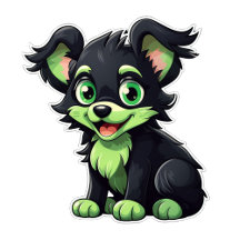 Stickers & Autocollants Chien