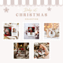  Plaid Rustic  First Christmas