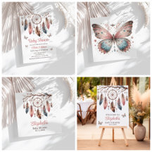 Boho Dreamcatcher Baby Shower Collection