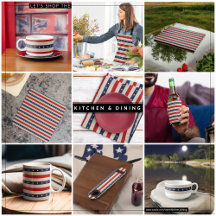 Patriotic Star Stripes Pattern