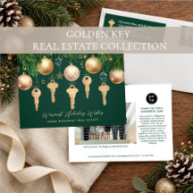 Golden Keys Real Estate Christmas Cards