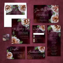 WEDDING   Dark + Moody Rustic Floral