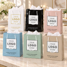 Custom Business Logo Gift Bags