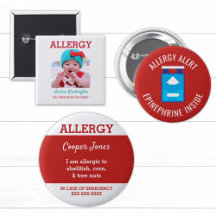 Multiple Food Allergy Alert Buttons