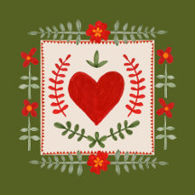 Folk Art Valentine
