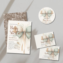 Cream Sage Patch Bow