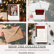 Elegant Plaid Modern Christmas Collection