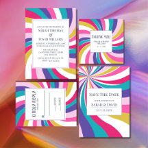 Retro Vibrant Wedding Suite