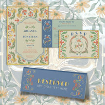 Simple Art Nouveau Wedding Suite