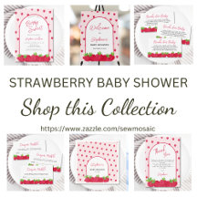 Strawberry Baby Shower Collection