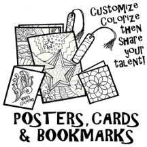 POSTERS, CARDS & PUZZLES COLOR IT YOURSELF