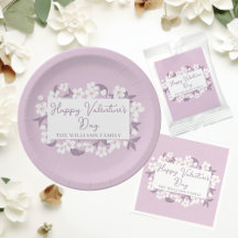 Pretty Pink Floral Valentines Day Cards & Gifts