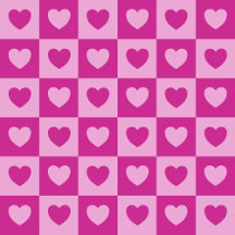 Love Heart Polka Dot Patchwork Pattern