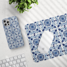 Blue Azulejo Portuguese Tiles Style 01 Collection