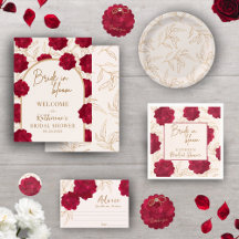 Bride in bloom floral Bridal shower Collection