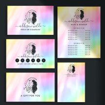 Celestial Mystic Moon Goddess Rainbow Business