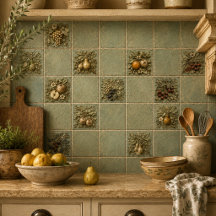 Antique Orchard Ceramic Tiles