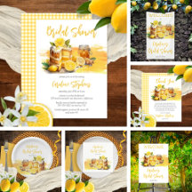 Lemon Zest Luscious Lemon Cake Bridal Shower