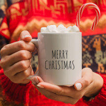Minimalist Popular Christmas Phrases Coffee Mugs
