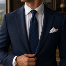 Navy Neckties | Wedding & Business Essentials