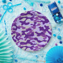 Purple Camouflage Modern Urban Style 