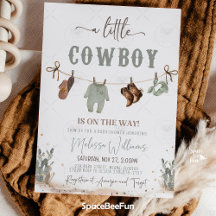 Cowboy Baby Shower Western