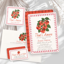 That's Amore Red Tomato Italian Bridal Shower