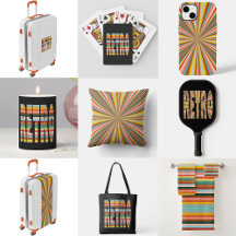Colorful Retro Pop Art Design Stripes Collections