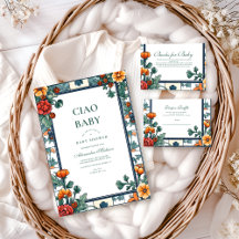 Ciao Baby Italy Inspired Baby Shower