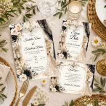 Luxurious Black Tie Elegance Wedding