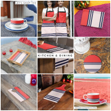 Red and Black Uniform Stripes