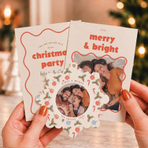 Merry & Bright Wavy Frame Christmas