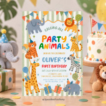 Party Animals Safari Birthday Party