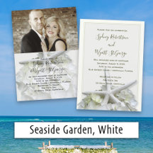 Wedding, Seaside Garden White