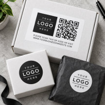 Custom Business Logo Thank You Stickers & Labels